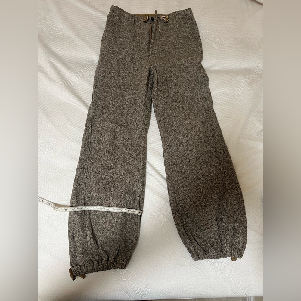 Kapital Vintage Mottled Cotton Flared Pants